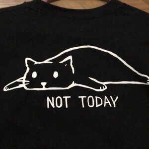 NOT Today Cat Sweater